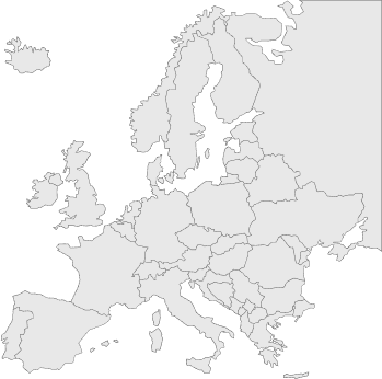 Europe map