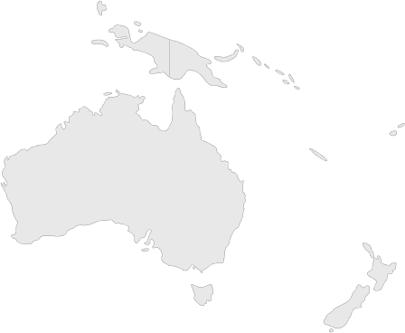 Oceania map